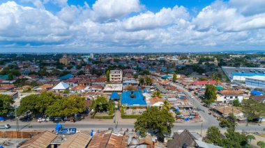Dar es Salaam 'daki temeke alanının hava görüntüsü