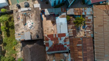 Dar es Salaam 'daki temeke alanının hava görüntüsü