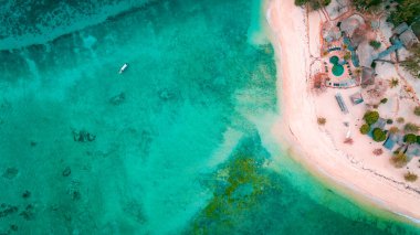 bawe Adası Zanzibar havadan görünümü
