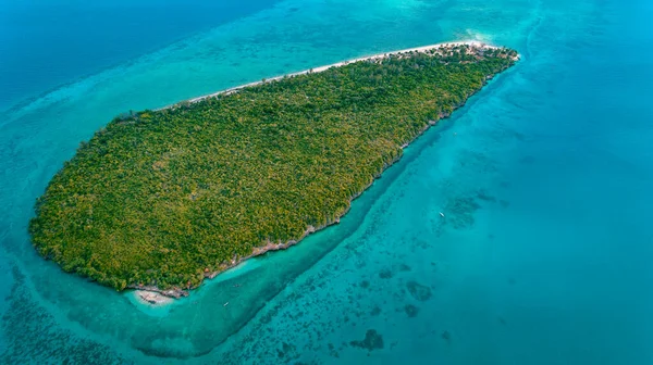 Vue Aérienne Île Bawe Zanzibar — Photo