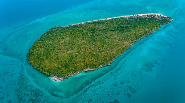 Vista Aérea Isla Bawe Zanzíbar —  Fotos de Stock