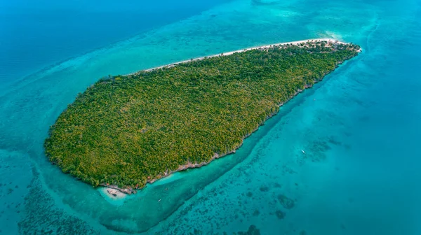 Vista Aérea Isla Bawe Zanzíbar —  Fotos de Stock