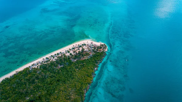 Widok Lotu Ptaka Bawe Wyspy Zanzibar — Zdjęcie stockowe