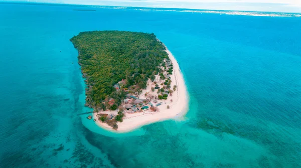 Aerial View Bawe Island Zanzibar — Stock Photo, Image