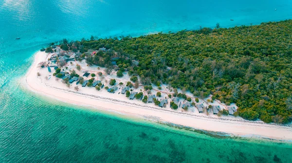 Widok Lotu Ptaka Bawe Wyspy Zanzibar — Zdjęcie stockowe