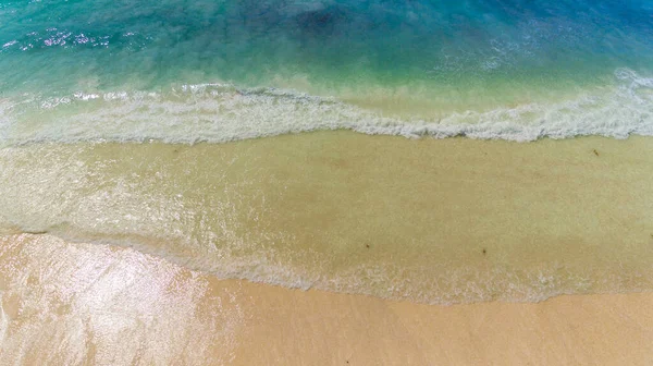 Flygfoto Över Havets Vågor Zanzibar — Stockfoto