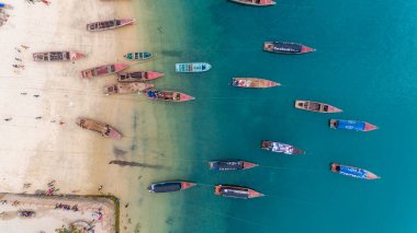 Balıkçılar; s dhow taş şehirde, Zanzibar