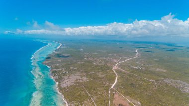 matemwe kıyı şeridi, Zanzibar havadan görünümü