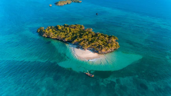 Vista Aérea Isla Fumba Zanzíbar — Foto de Stock