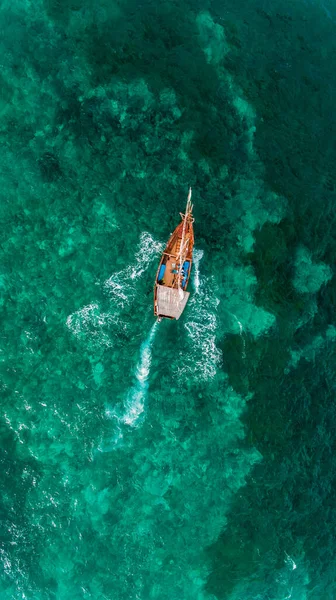 Fiashermen Locale Dhow Tradizionale Legno — Foto Stock