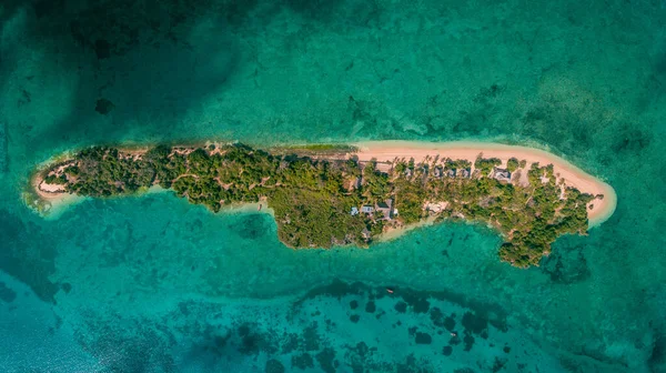 Vista Aérea Isla Chapwani Zanzíbar — Foto de Stock