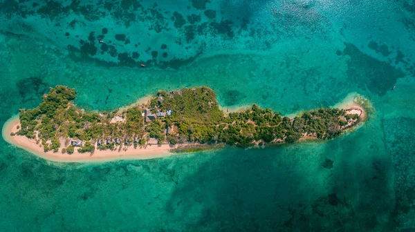 Vista Aérea Ilha Chapwani Zanzibar — Fotografia de Stock