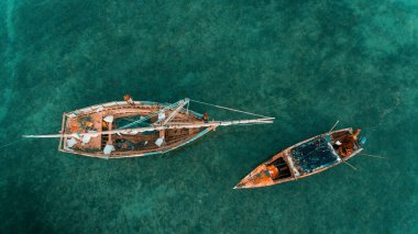 taş kasabasında balıkçı dhow, Zanzibar