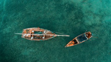 taş kasabasında balıkçı dhow, Zanzibar