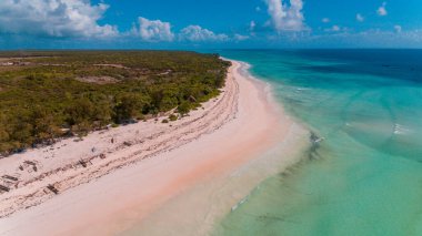 Matemwe kıyı şeridinin havadan görünüşü, Zanzibar