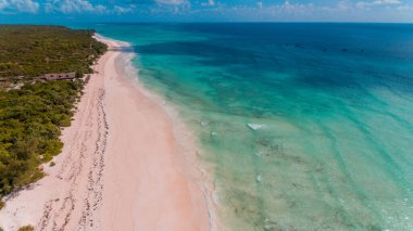 Matemwe kıyı şeridinin havadan görünüşü, Zanzibar
