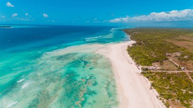 Matemwe kıyı şeridinin havadan görünüşü, Zanzibar