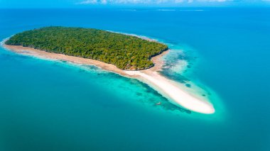 niamembe Adası Zanzibar havadan görünümü