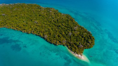 miwi Adası Zanzibar havadan görünümü