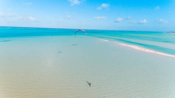 Kite Surf Jambiani Zanzibar — Foto Stock