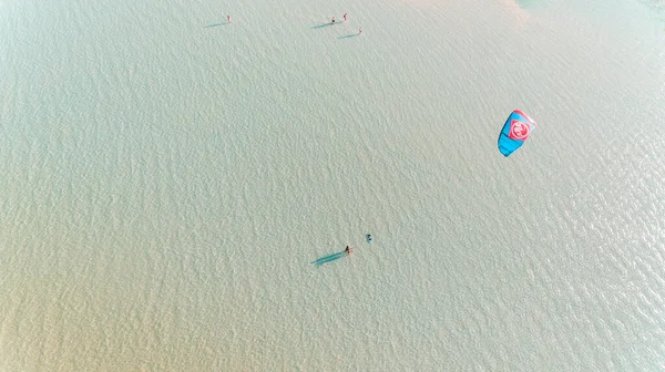 Kite Surfing Jambiani Zanzibar - Stock-foto