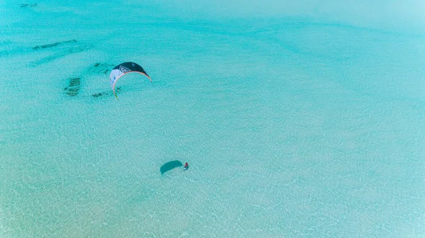 Kite Surf Jambiani Zanzibar — Foto Stock