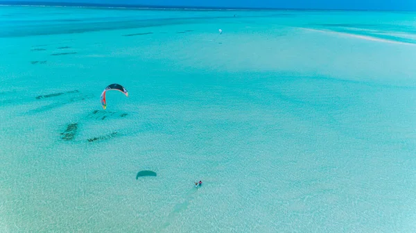 Kite Surf Jambiani Zanzibar — Foto Stock