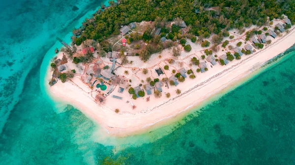 Vista Aérea Ilha Bawe Zanzibar — Fotografia de Stock