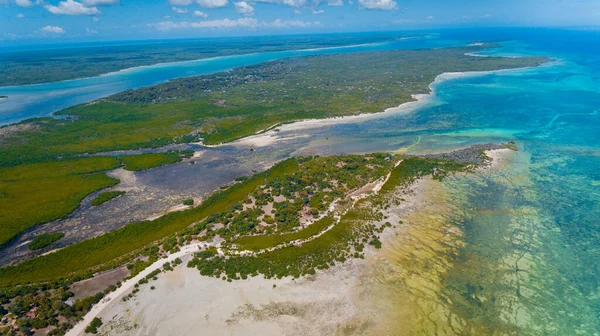 Légi Felvétel Ungujaa Kuu Zanzibar — Stock Fotó