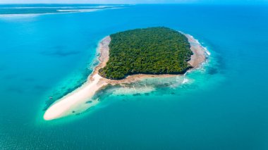 niamembe Adası Zanzibar havadan görünümü