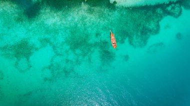 niamembe Adası Zanzibar havadan görünümü