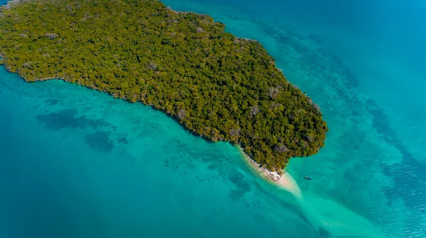 Vista Aérea Isla Miwi Zanzíbar —  Fotos de Stock