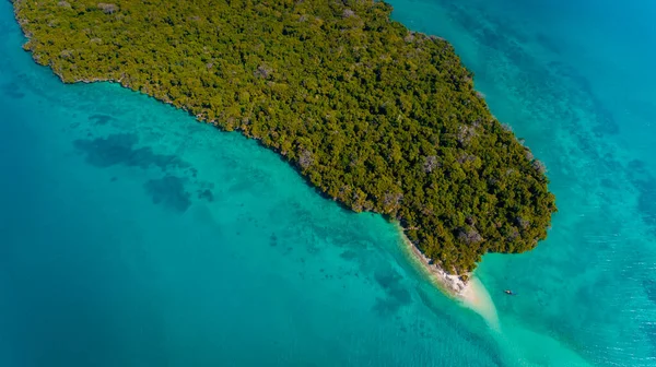 Vista Aérea Ilha Miwi Zanzibar — Fotografia de Stock