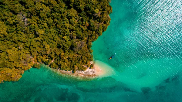 Widok Lotu Ptaka Wyspie Miwi Zanzibar — Zdjęcie stockowe