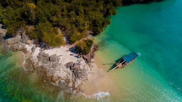 Luchtfoto Van Het Miwi Eiland Zanzibar — Stockfoto