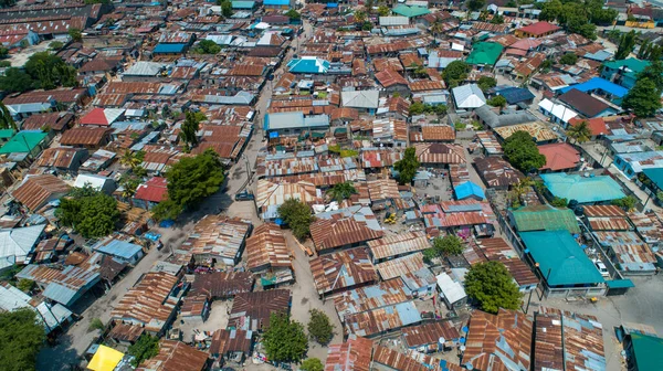 Luftaufnahme Der Lokalen Siedlung Dar Salaam — Stockfoto