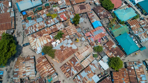 Luchtfoto Van Plaatselijke Nederzetting Dar Salaam — Stockfoto