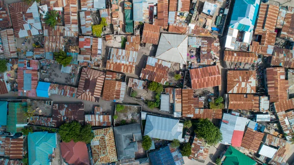 Vista Aerea Dell Insediamento Locale Dar Salaam — Foto Stock