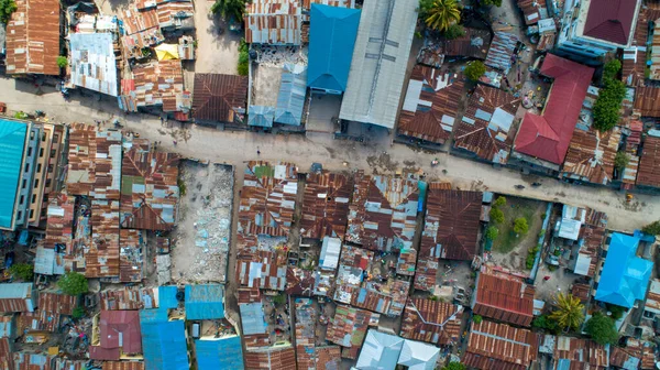 Vista Aerea Dell Insediamento Locale Dar Salaam — Foto Stock