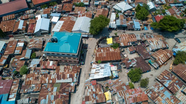 Luchtfoto Van Plaatselijke Nederzetting Dar Salaam — Stockfoto