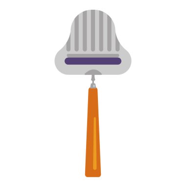 Peynir dilimleyici, vektör çizimi beyaz üzerine izole edilmiş