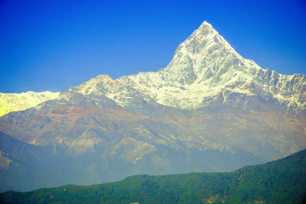 Fishtail Mountain Pokhara Nepal — Stock Photo, Image