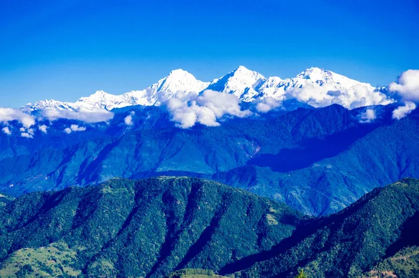 Vista Montanha Chisapani Nepal — Fotografia de Stock