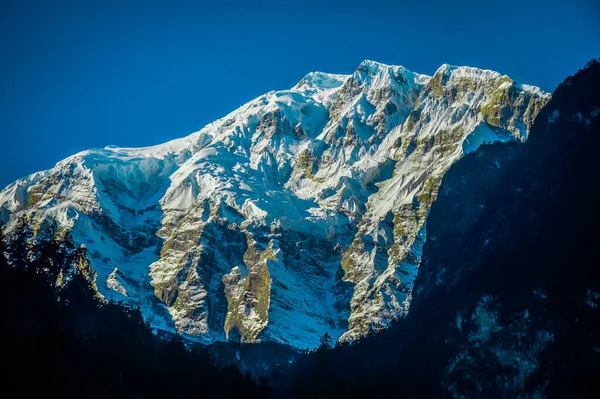 Paisaje Montaña Nieve Manang Nepal — Foto de Stock