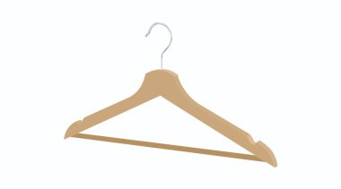 Bir ağaç askısının izole edilmiş tasviri.