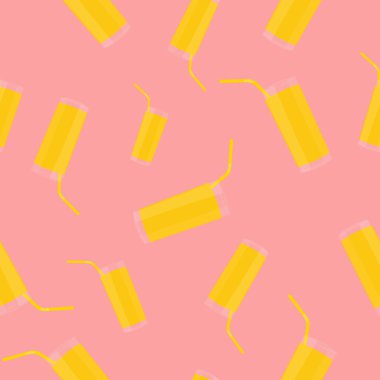 Portakal Suyu Pembe Desensiz Arkaplan veya Duvar Kağıdı