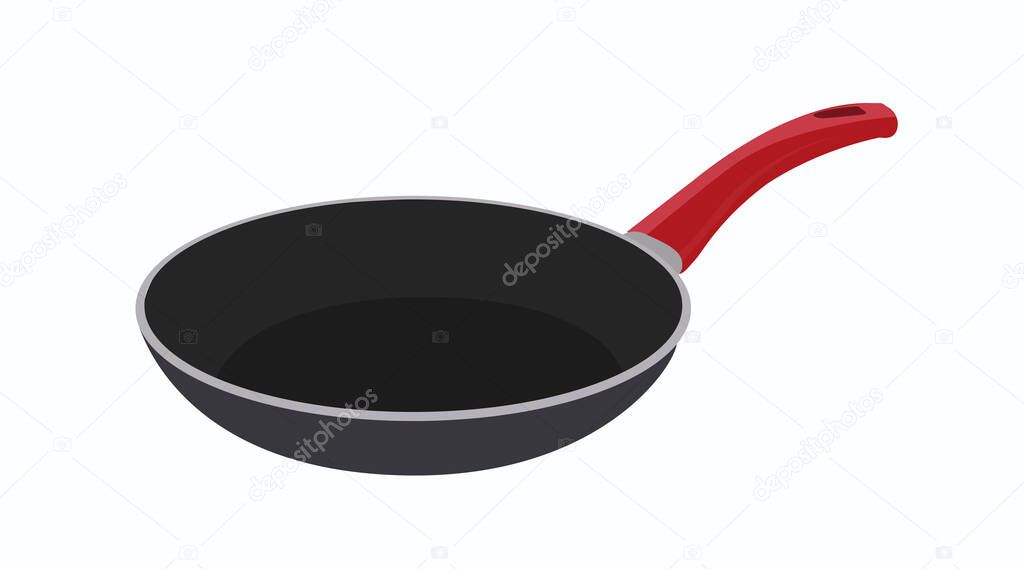 Vector Illustration Isolated of a Pan 