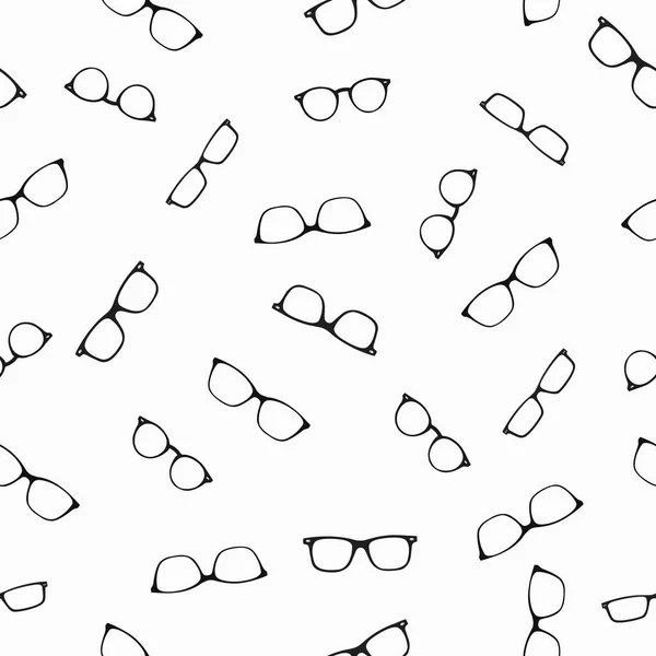 Vektorové Bezešvé Vzor Pozadí Nebo Tapety Brýle Téma — Stockový vektor