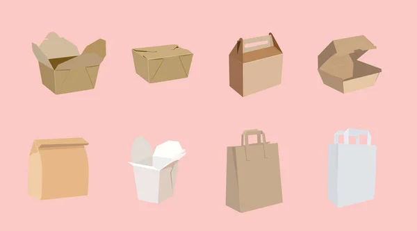 Farklı Kağıt Torbalar ya da Paket Paketleri Özelleştirilmiş