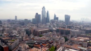 Londra 'nın ve Londra' nın havadan görünüşü